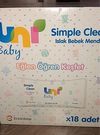 Unibaby ıslak mendil toplu fiyat