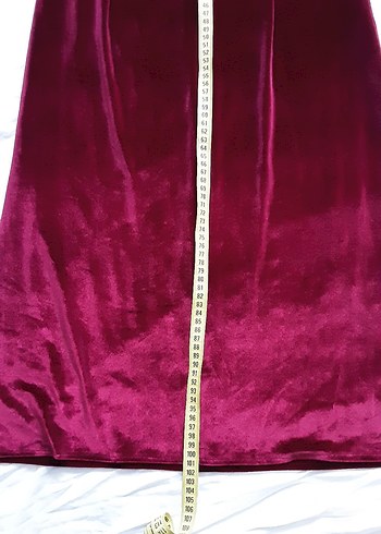 Kadife bayan midi elbise - Görsel 9