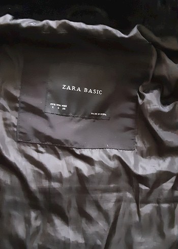 Zara Siyah Fermuarlı Kadın Kışlık Mont - Görsel 9