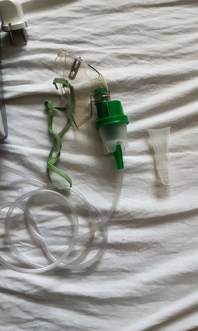 Veron  Beyaz  kompresörlü Nebulizatör Cihazı - Görsel 2