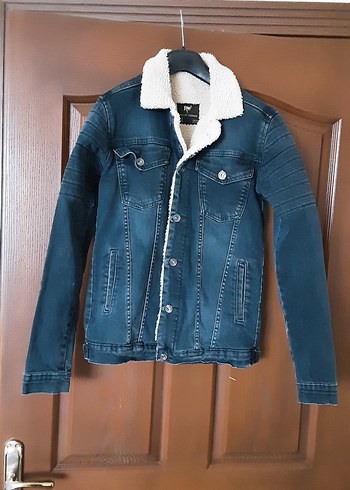 kışlık erkek kot ceket - Görsel 3