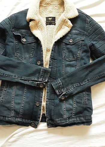 kışlık erkek kot ceket - Görsel 7