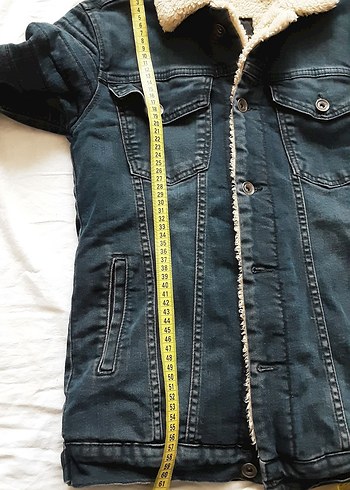 kışlık erkek kot ceket - Görsel 5