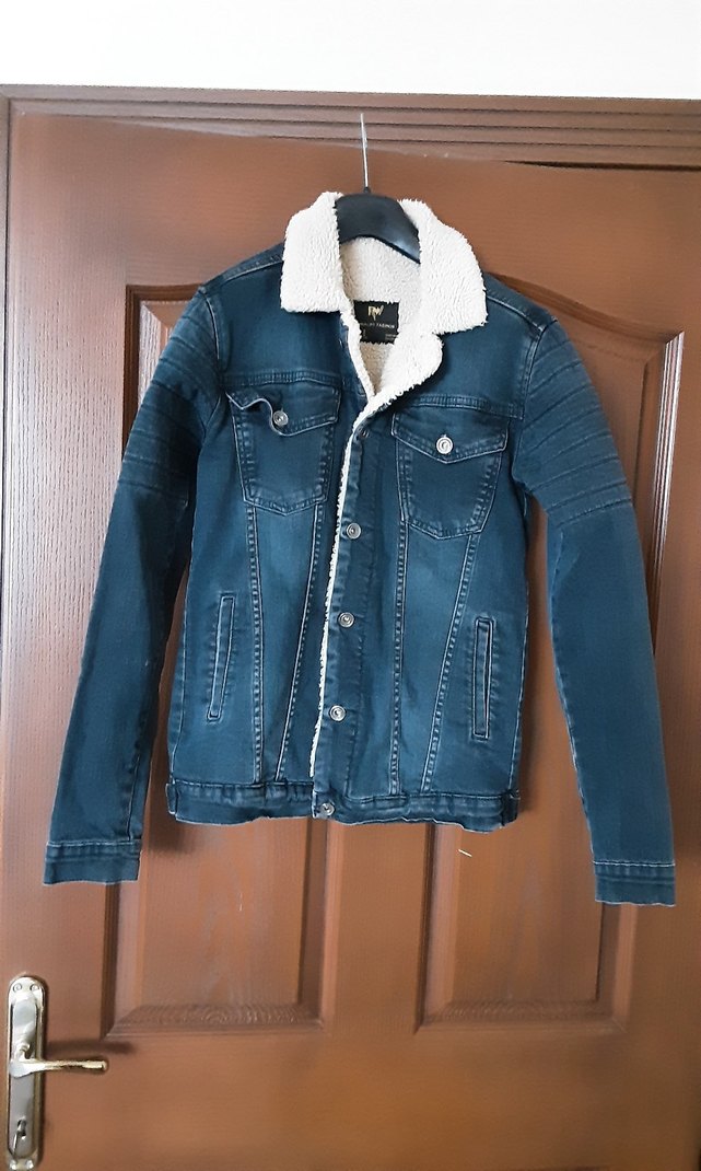 kışlık erkek kot ceket - Görsel 3