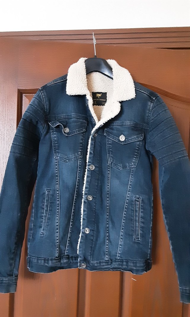 kışlık erkek kot ceket - Görsel 2