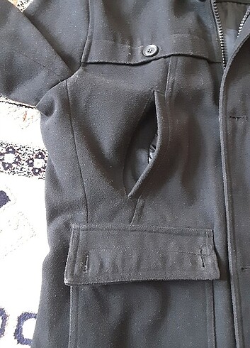 defacto erkek kısa kaşe kaban - Görsel 6