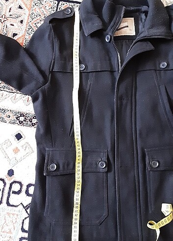 defacto erkek kısa kaşe kaban - Görsel 7