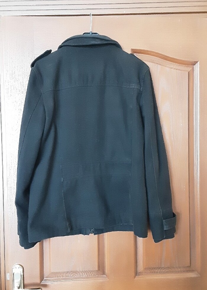 defacto erkek kısa kaşe kaban - Görsel 2