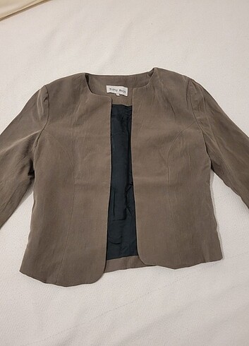 Zara Fifty Wayz Haki Yeşili Kısa Ceket