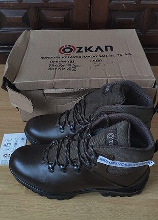Diğer Sıfır Özkan Goretex Bot Hakiki Deri 42 Su Gecirmez