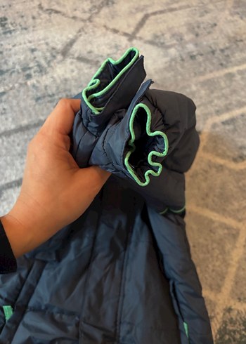 Siyah Fermuarlı Bebek Erkek Kayak Tulumu - Görsel 3