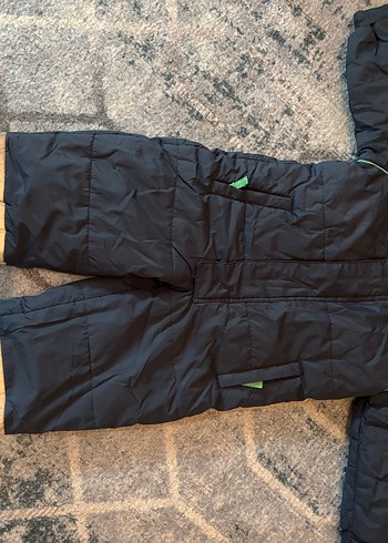 Siyah Fermuarlı Bebek Erkek Kayak Tulumu - Görsel 2