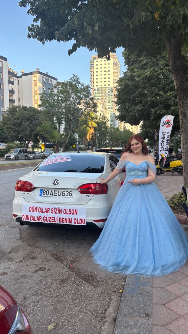 İncili bebek mavisi nişanlık - Görsel 3