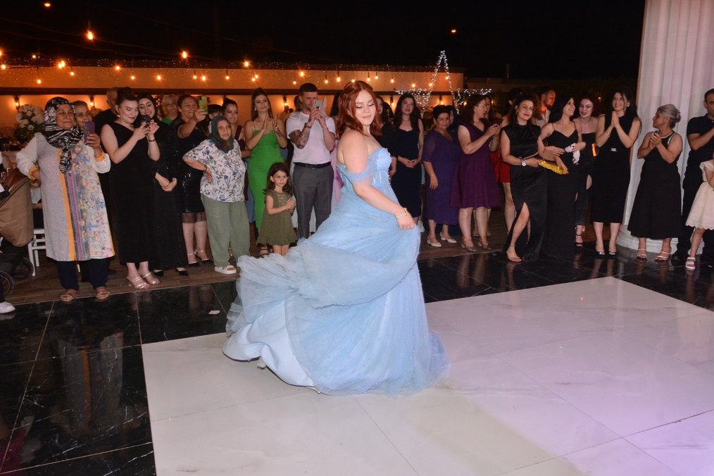 İncili bebek mavisi nişanlık - Görsel 5