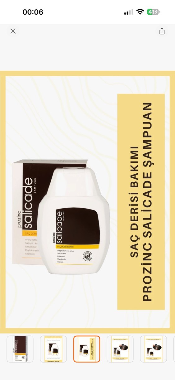 Prozinc Salicade Kepek Şampuanı - Görsel 2