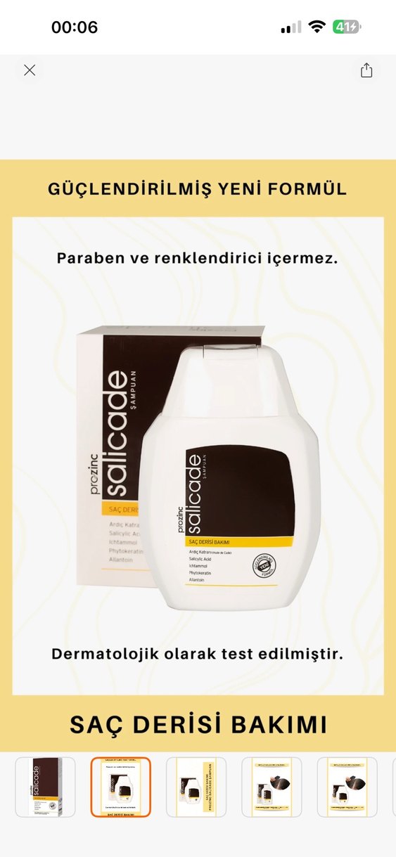 Prozinc Salicade Kepek Şampuanı - Görsel 3