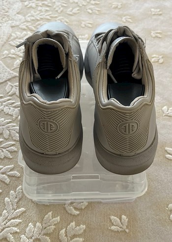 Bej erkek 41 numara Spor Ayakkabı Stiletto Topuklu - Görsel 4