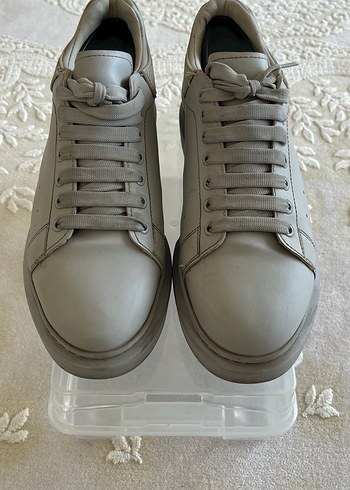 Bej erkek 41 numara Spor Ayakkabı Stiletto Topuklu - Görsel 2