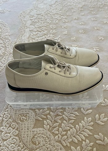 Beyaz Bağcıklı erkek Spor Ayakkabı 41 - Görsel 3