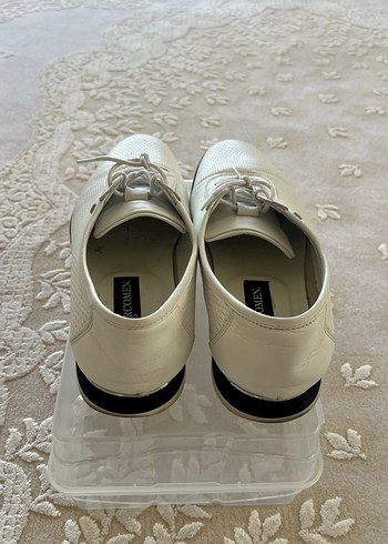 Beyaz Bağcıklı erkek Spor Ayakkabı 41 - Görsel 2