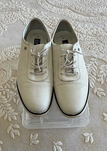 Beyaz Bağcıklı erkek Spor Ayakkabı 41 - Görsel 4