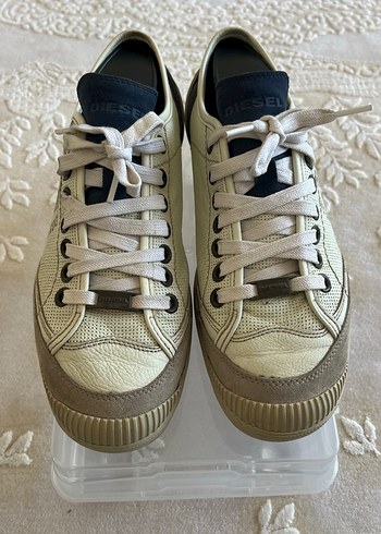 Diesel  Beyaz erkek  Dolgu Topuk Spor Ayakkabı 42 numara - Görsel 3