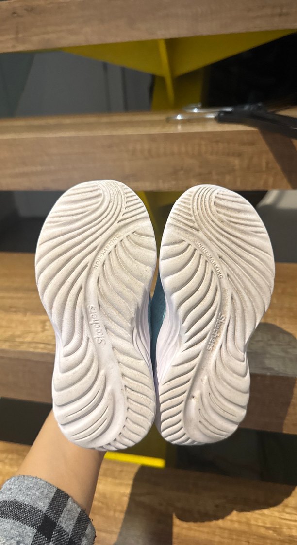 Kız Çocuk Turkuaz Cırt Cırtlı Spor Ayakkabı - Görsel 3