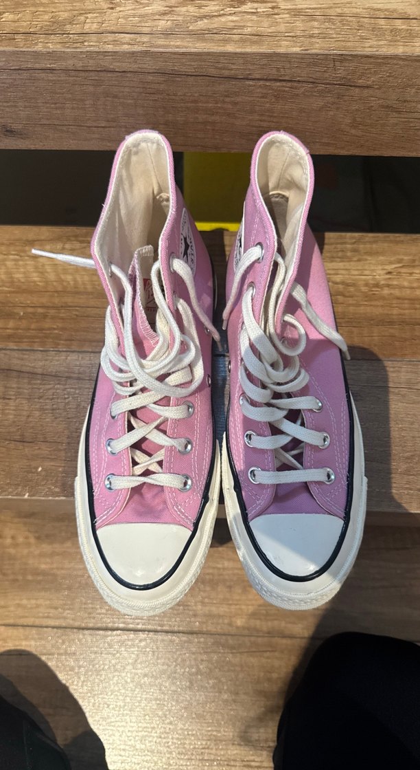 Pembe Platform Topuklu Kadın Günlük Spor Ayakkabı - Görsel 3