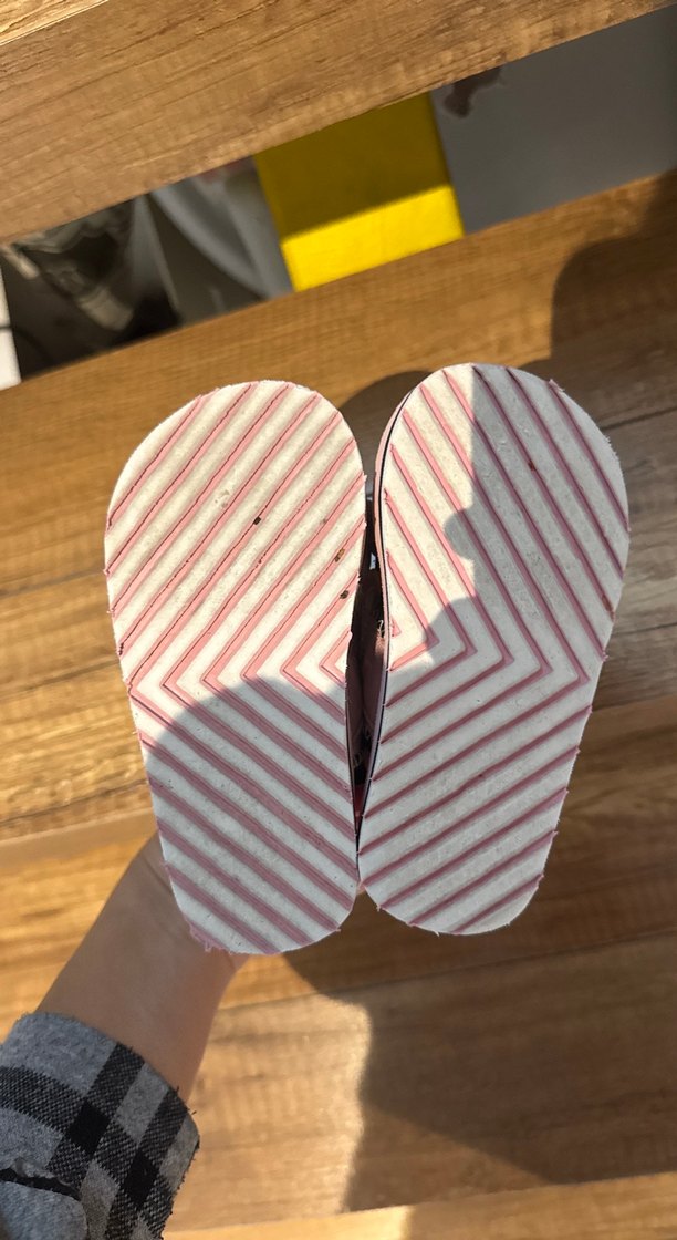 Kız Çocukları için Pembe Cırt Cırtlı Sandalet - Görsel 4