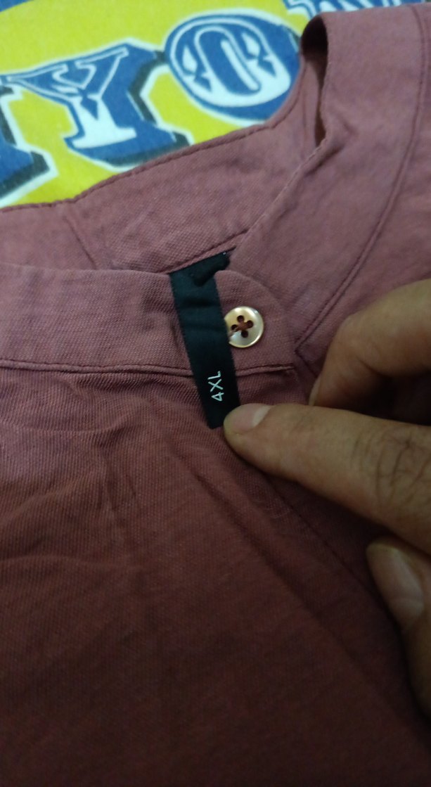 Bordo Kadın Keten Düğmeli Gömlek - Görsel 3