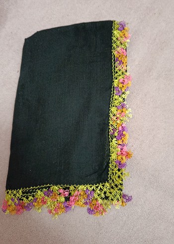 Boncuk İşlemeli Bohem Kadın yazma - Görsel 3