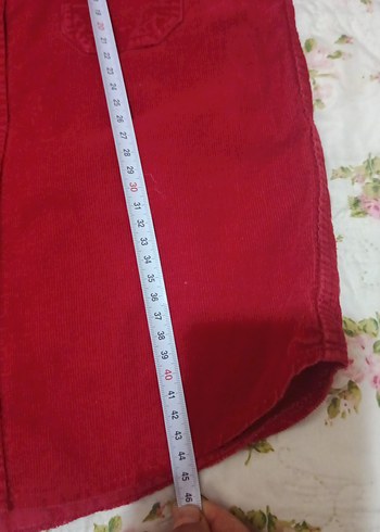 Kırmızı Erkek Çocuk Keten Gömlek - Görsel 4