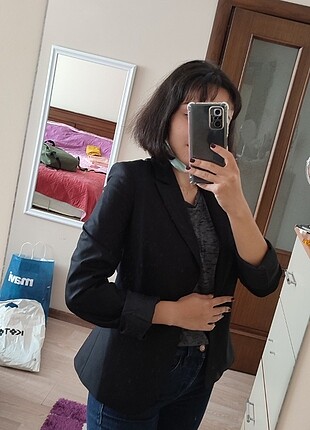 Koton Siyah Blazer Ceket