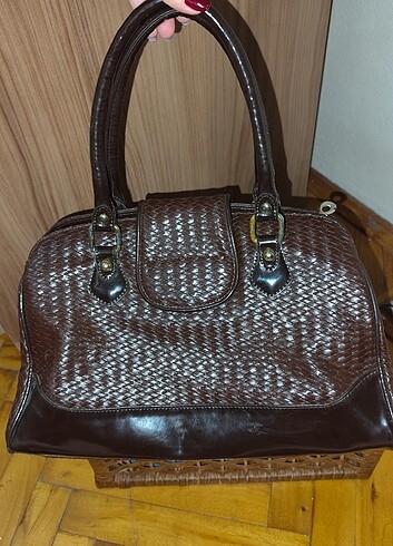 Beden Vintage acı kahve çanta
