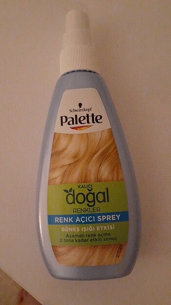 Palette sac açıcı sprey 