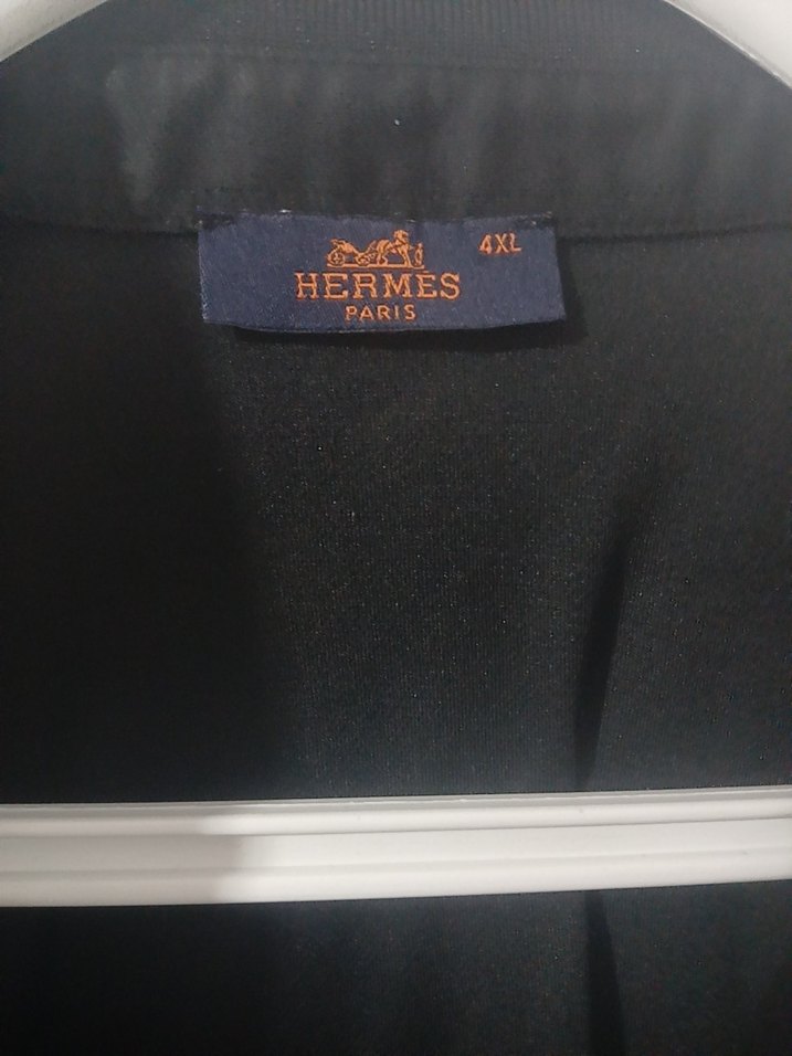 Düğmeli Siyah Erkek Polo Tişört - Görsel 2