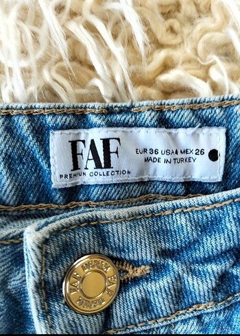 Bol Kesim Bohem Kadın Kot Pantolon - Görsel 5