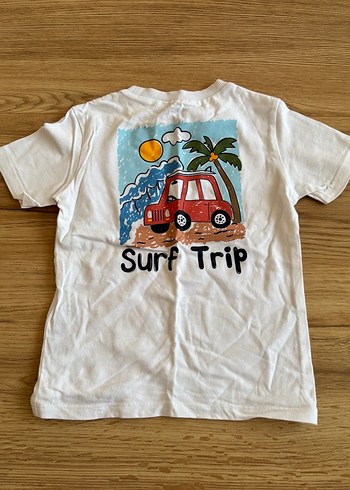 Beyaz Baskılı Erkek Çocuk Tişörtü - Görsel 3