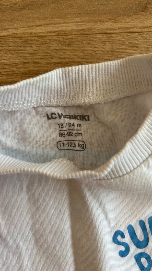 Beyaz Baskılı Erkek Çocuk Tişörtü - Görsel 2