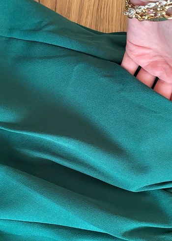 Türbe yeşili Kapüşonlu Fermuarlı tesettür alt üst takım - Görsel 8