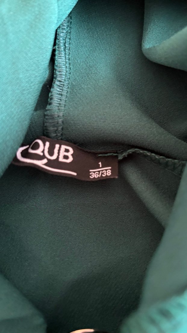 Türbe yeşili Kapüşonlu Fermuarlı tesettür alt üst takım - Görsel 2