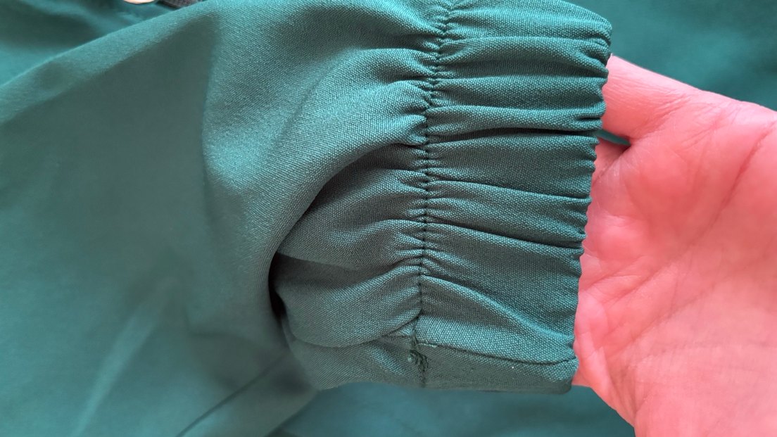 Türbe yeşili Kapüşonlu Fermuarlı tesettür alt üst takım - Görsel 4