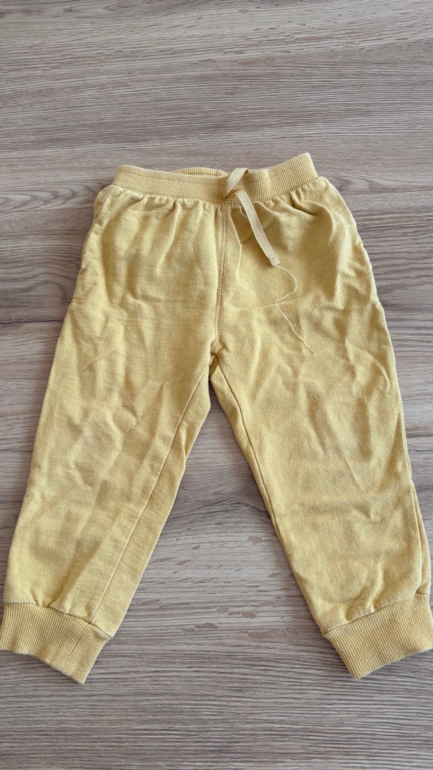Sarı Erkek Çocuk Rahat Kesim Pantolon - Görsel 2