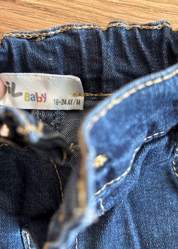 Düğmeli Mavi Erkek Kot Şort - Görsel 3