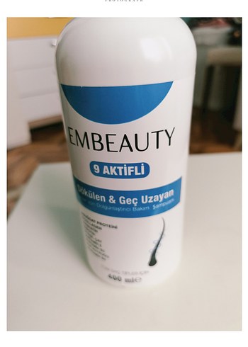 Embeauty 9 Aktifli Dökülen & Geç Uzayan Şampuan