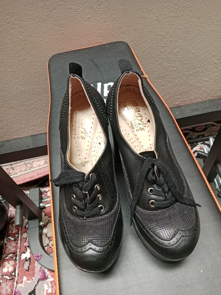 Siyah Gotik Platform Topuklu Kadın Ayakkabı - Görsel 2