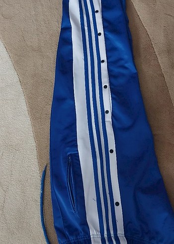 Parlak Mavi Fermuarlı Erkek Eşofman Altı - Görsel 4