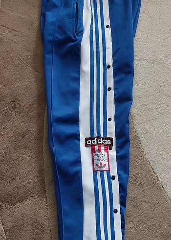 Parlak Mavi Fermuarlı Erkek Eşofman Altı - Görsel 2