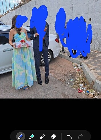 Şifon elbise 