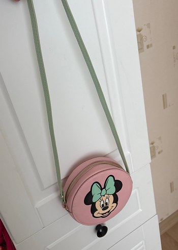 Pembe Yuvarlak Minnie Mouse Çanta - Görsel 3